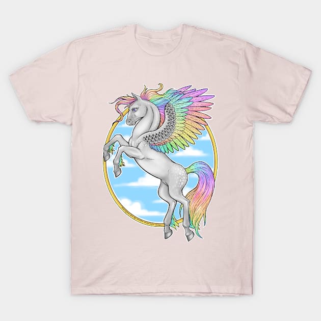 Pegasus Sky T-Shirt by MerryMacArt